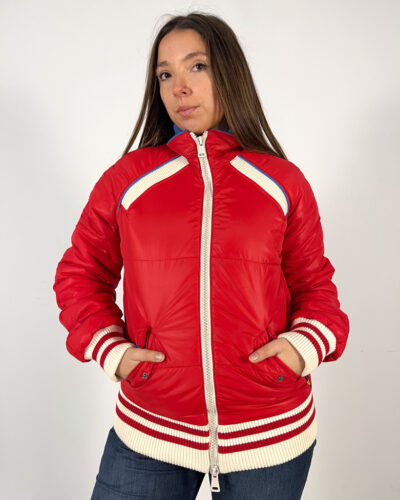 Chaqueta acolchada roja deportiva Luca