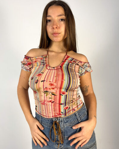Top romantic stripe Seraphine