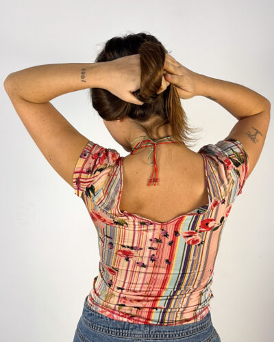 Top romantic stripe Seraphine