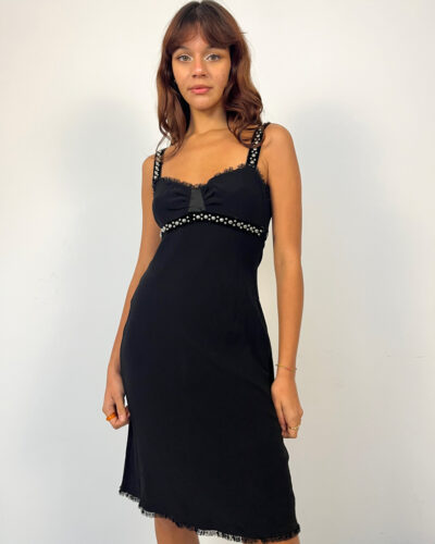 Black stud dress Lola