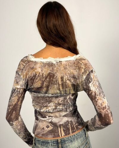 Camiseta manga larga mesh Dune