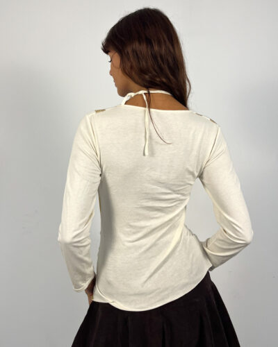 Camiseta manga larga wrap Goldie