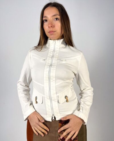 Chaquetilla blanca utility Nova