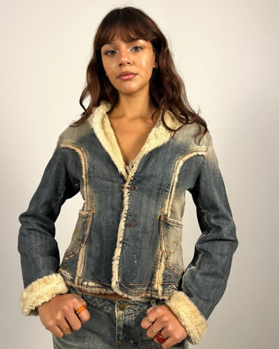 Chaquetas vaquera con borreguito interior Ava